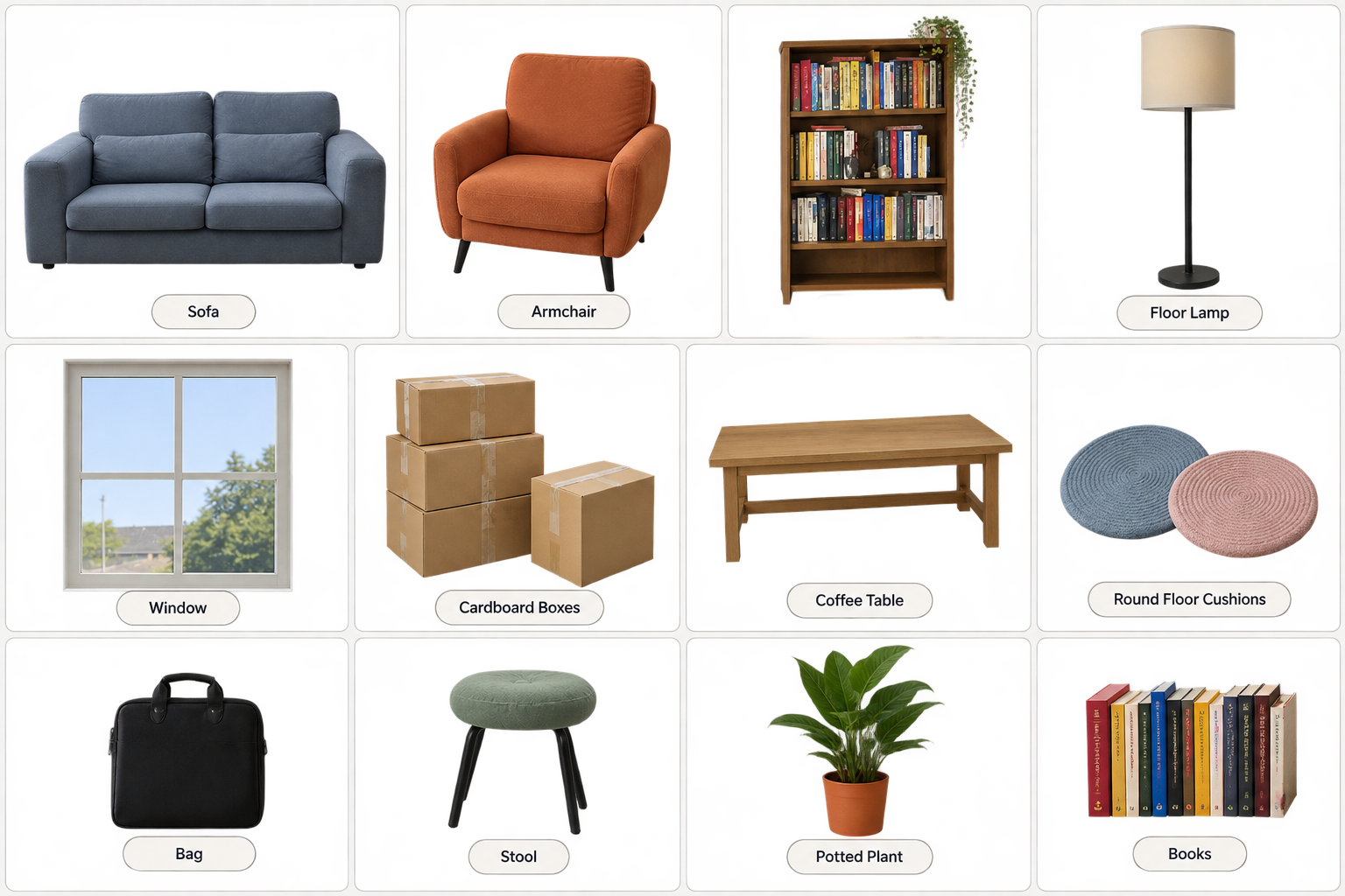 Wooden bookshelf
